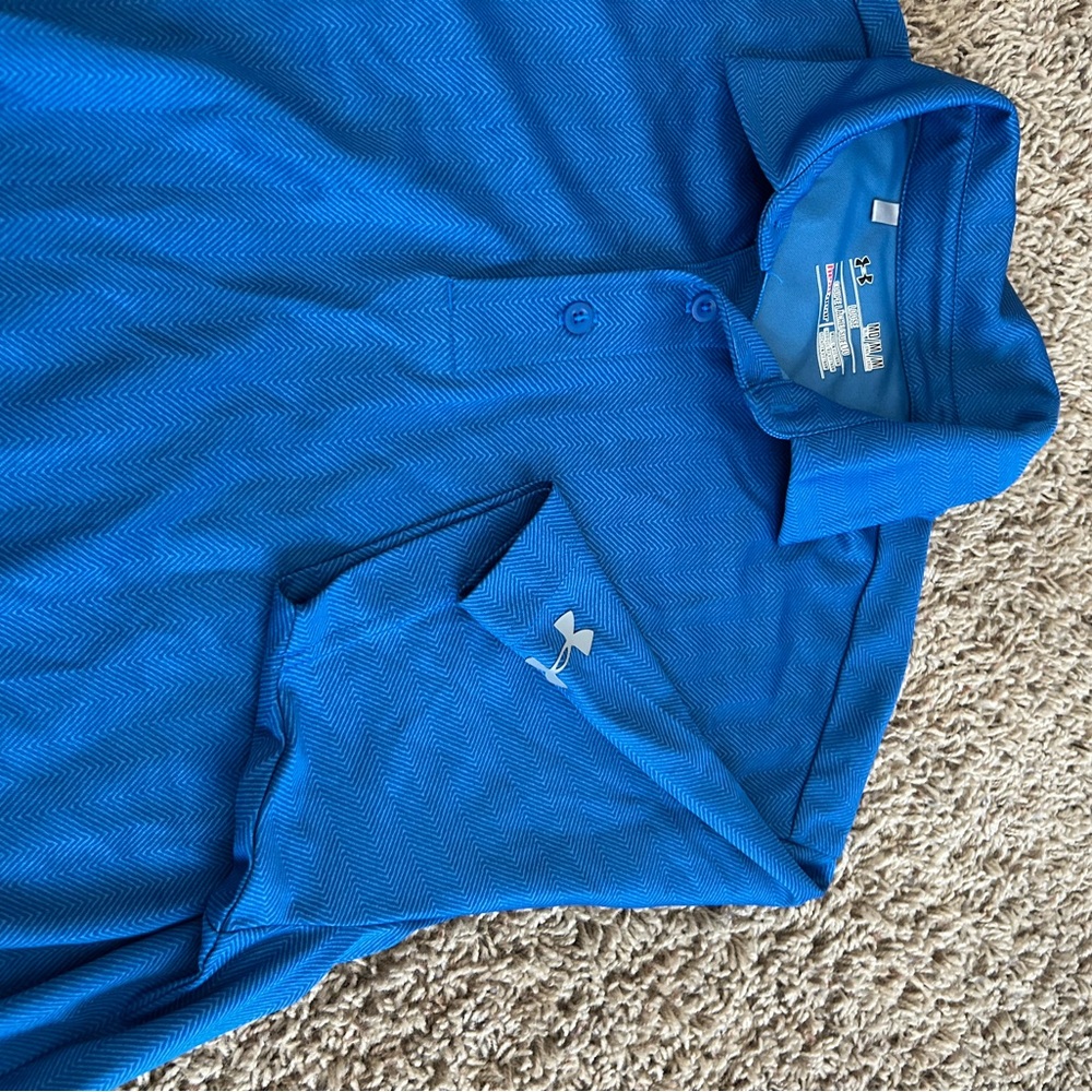 Under Armour Men's Vibrant Blue Polo